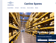 Tablet Screenshot of canlinespares.com